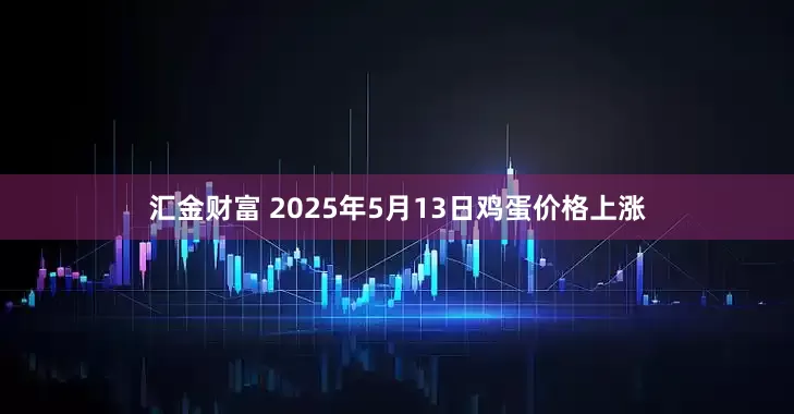 汇金财富 2025年5月13日鸡蛋价格上涨